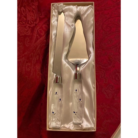 NIB Oleg Cassini Cake serving set Weddings, Holiday, special Dinners - Picture 5 of 7